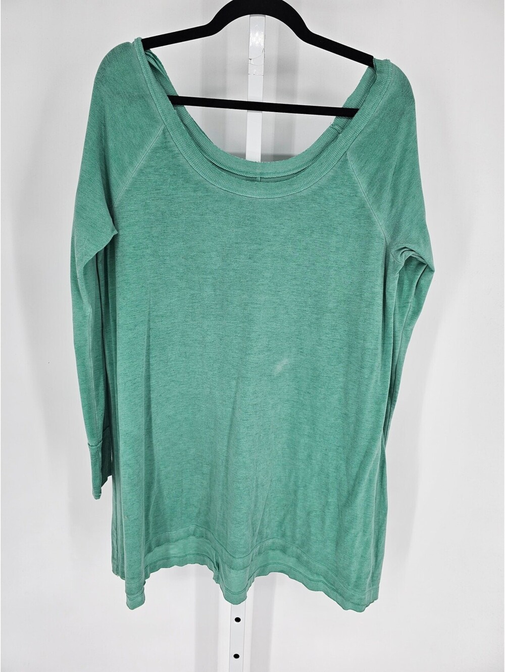 Mossimo Supply Co Womens Sz L Slouchy Tunic Top Teal Blue Oversized